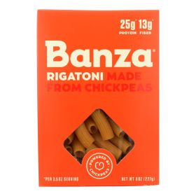 Banza Rigatoni Chickpea Pasta - Case Of 6 - 8 Oz