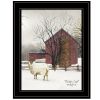 Trendy Decor 4U "Winter Coat" Framed Wall Art, Modern Home Decor Framed Print for Living Room, Bedroom & Farmhouse Wall Decoration by Billy Jacobs