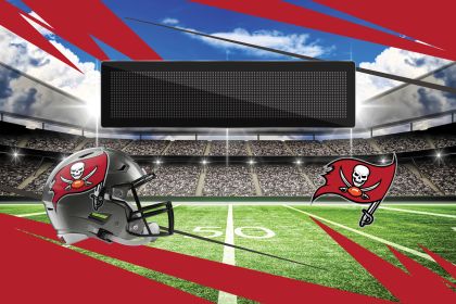 [Personalization Only] Official NFL Buccaneers - 20" x 32" Personalized Washable Rug