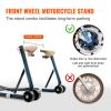 VEVOR Motorcycle Stand Lift, 850lbs Front Rear Combo Stand Lift Stand, Front and Rear Wheel Fork Stand, U+L Fork Swingarm Spool, Compatible with Most