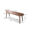 Natural Oak Wood for Dining Bench Table Bench for Living Room