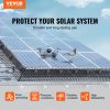 VEVOR 6 inch x 50ft Solar Panel Bird Guard, Critter Guard Roll Kit with 50pcs Stainless Steel Fasteners, Solar Panel Guard with Rust-proof PVC Coating