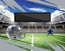 [Personalization Only] Official NFL Cowboys - 62" x 84" Personalized Washable Rug