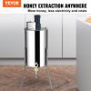 VEVOR Electric Honey Extractor, 2/4 Frames Honey Spinner Extractor, Stainless Steel Beekeeping Extraction, Apiary Centrifuge Equipment with Height Adj