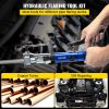 VEVOR Hydraulic Flaring Tool Kit, 45¬∞ Double Flaring Tool, Brake Repair Brake Flaring Tools for 3/16"-1/2", Brake Flare Tool with Tube Cutter and Deb