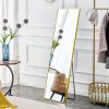 Aluminium alloy Metal Frame Wall Mounted Full Body Mirror ,Bathroom Vanity Mirror, Bedroom Home Porch, Decorative Mirror, Clothing Store, Floor Mounte