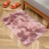 1pc, Tie-Dyed Plush Shag Furry Area Rug for Bedroom, Living Room, Nursery, and Kids Room - Ultra Soft and Fluffy, Washable, Non-Shedding, and Perfect