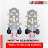 5 Core Guitar Wall Mount Hangers Adjustable Rotatable Display Wall Hook Holder w Soft Padding - GH ABS