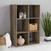 6-Cube Storage Organizer 3-Tier Bookcase Display Shelf for Home Office