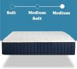 Serenity 12" Medium Tight-Top Cooling Gel Memory Edge Support Pocket Spring Premium Hybrid Mattress